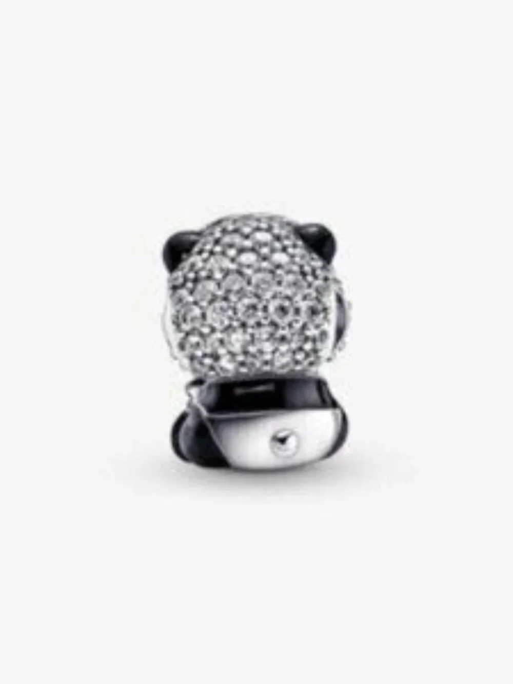 Pandora Black and Silver Sparkling Panda Charm